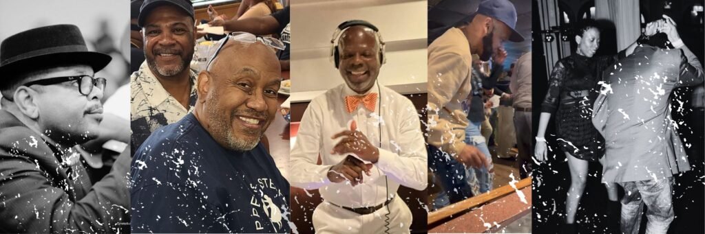 Collage of moments on the stepper set